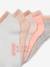 Lot de 5 paires de soquettes fille en maille côtelée rose poudré 2 - vertbaudet enfant 