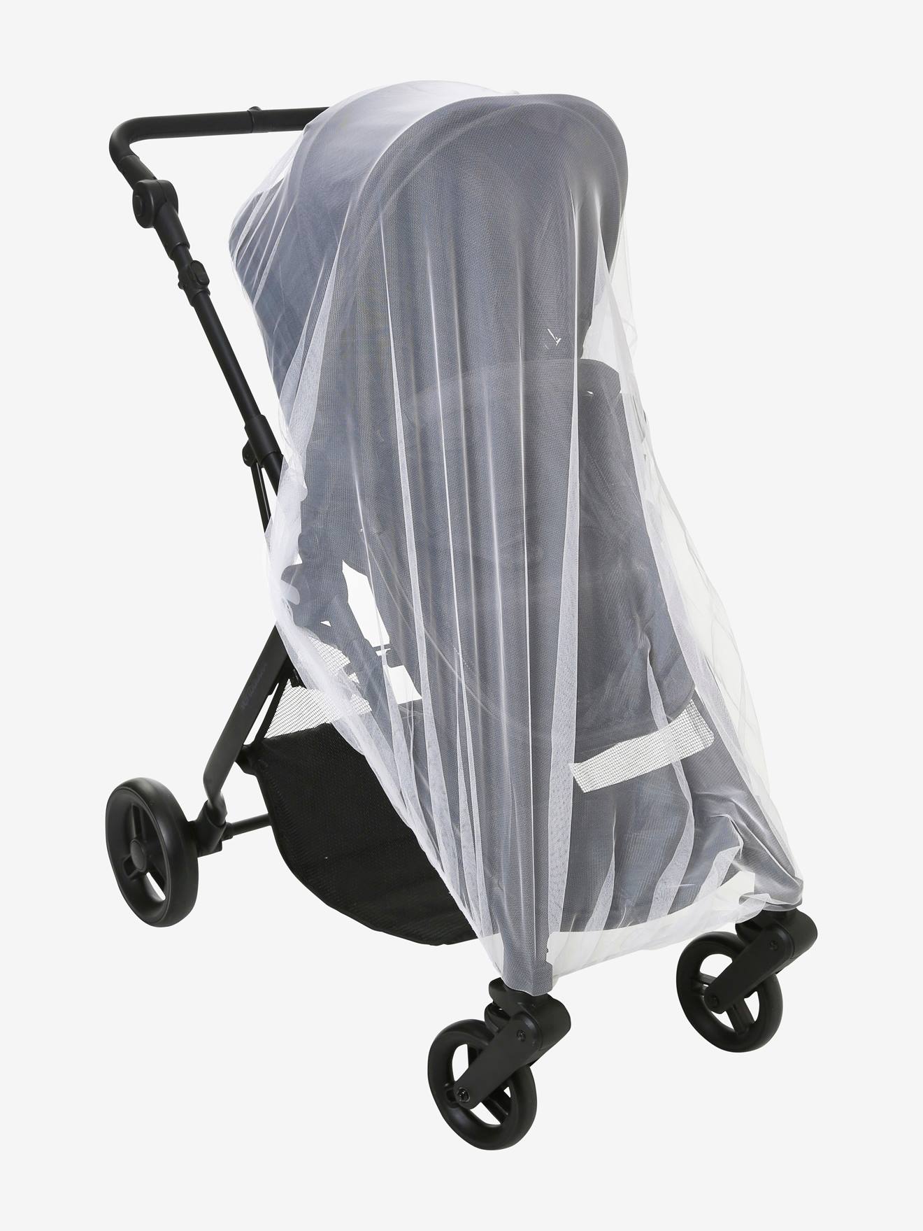 Moustiquaire poussette et lit parapluie blanc (Vertbaudet) - Image 2