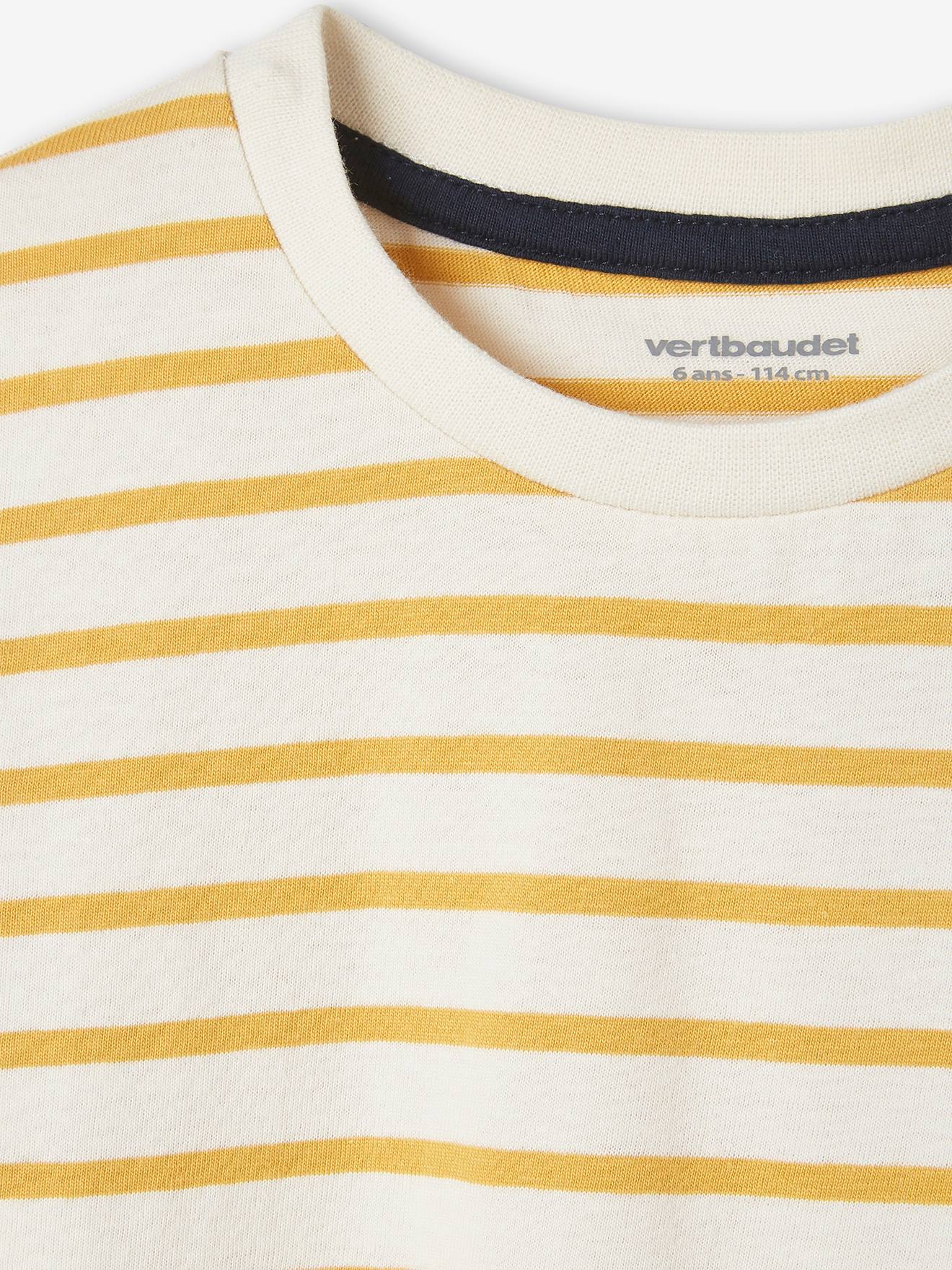 T-Shirt Garçon Colorblock Vertbaudet - Manches Longues, Pur Coton, Style Sportwear - 11