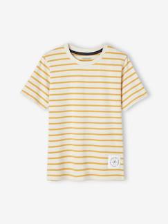 T-shirt garçon rayé manches courtes  - vertbaudet enfant
