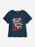 T-shirt fille animation relief et détails irisés fille abricot+bleu ciel+encre+rayé marine+vert amande 7 - vertbaudet enfant 
