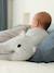 Pyjama bébé mixte velours animal personnalisable beige chiné+gris chiné 10 - vertbaudet enfant 
