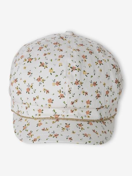 Chapeau Fille Vertbaudet Aspect Paille Effet Crochet Bicolore - Style Romantique