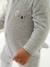 Pyjama bébé mixte velours animal personnalisable beige chiné+gris chiné 12 - vertbaudet enfant 
