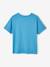 T-shirt maxi motif détails encre gonflante garçon bleu azur+vert 2 - vertbaudet enfant 
