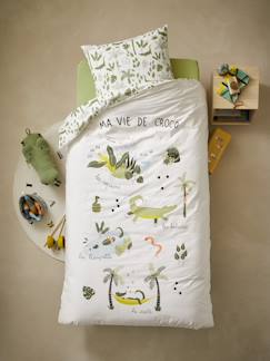 Linge de maison et décoration-Linge de lit enfant-Parure housse de couette + taie d'oreiller enfant TREK Oeko-Tex®