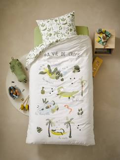 Parure housse de couette + taie d'oreiller enfant TREK  - vertbaudet enfant