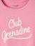 Tee-shirt à message Basics fille bleu ciel+corail+fraise+marine+rose bonbon+rouge+vanille+vert sapin 19 - vertbaudet enfant 