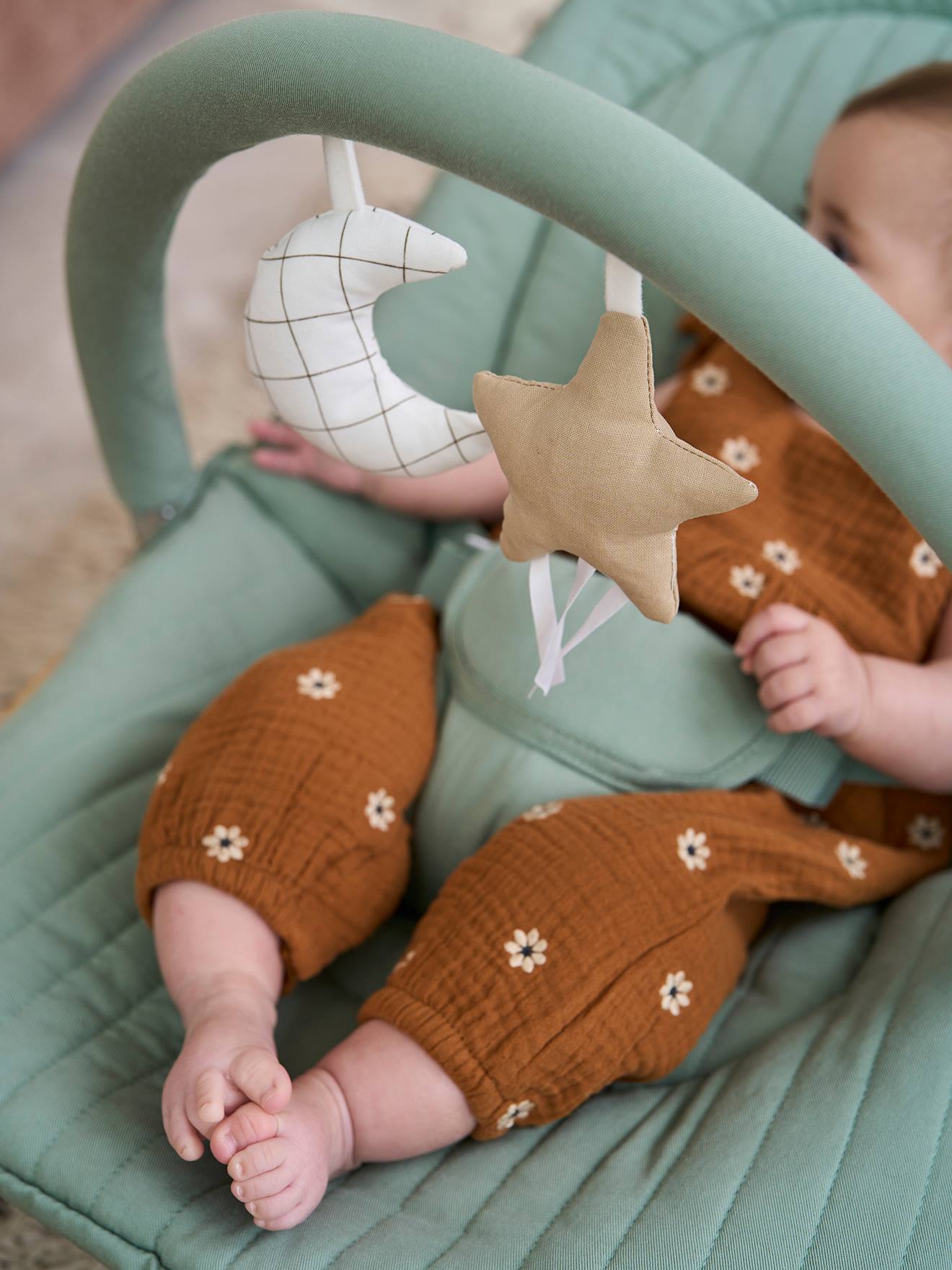 Transat avec arche Babydream tilleul (Vertbaudet) - Image 1