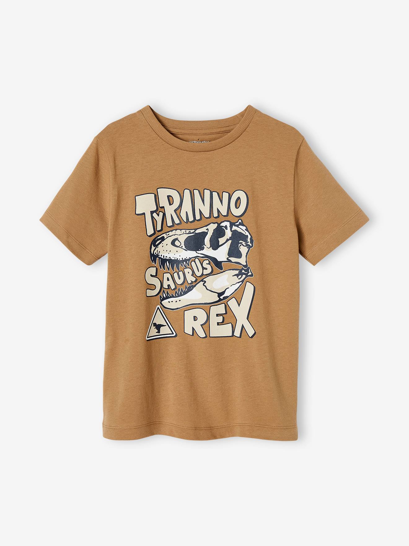 T-shirt dinosaure garçon beige