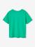 T-shirt maxi motif détails encre gonflante garçon bleu azur+vert 6 - vertbaudet enfant 