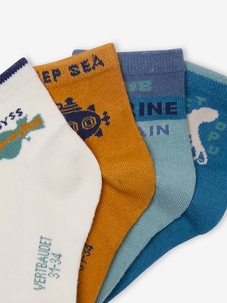 VERTBAUDET Lot De 5 Paires De Chaussettes « Renard » Garçon