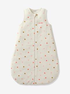 Gigoteuse été ouverture centrale en gaze de coton PETITS COEURS personnalisable  - vertbaudet enfant