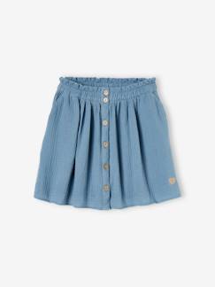 Jupe fille en gaze de coton   - vertbaudet enfant