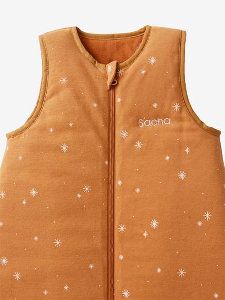 Gigoteuse ouverture centrale Dreamy en coton bio* personnalisable caramel+écru 4 - vertbaudet enfant 