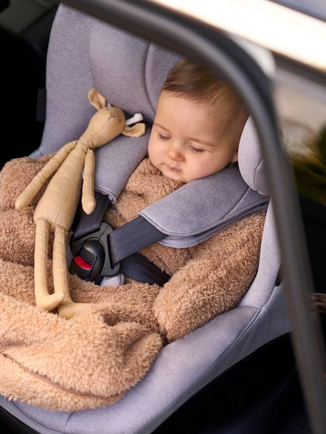 Vertbaudet - Combinaison de transport en polaire beige