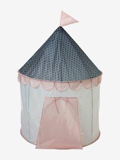 Tente Enfant Château Bleu - Pour Intérieur Et Jardin, 135x105 Cm, Pliable, Avec Sac