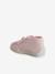 Chaussons zippés bébé en toile rayé rose 4 - vertbaudet enfant 