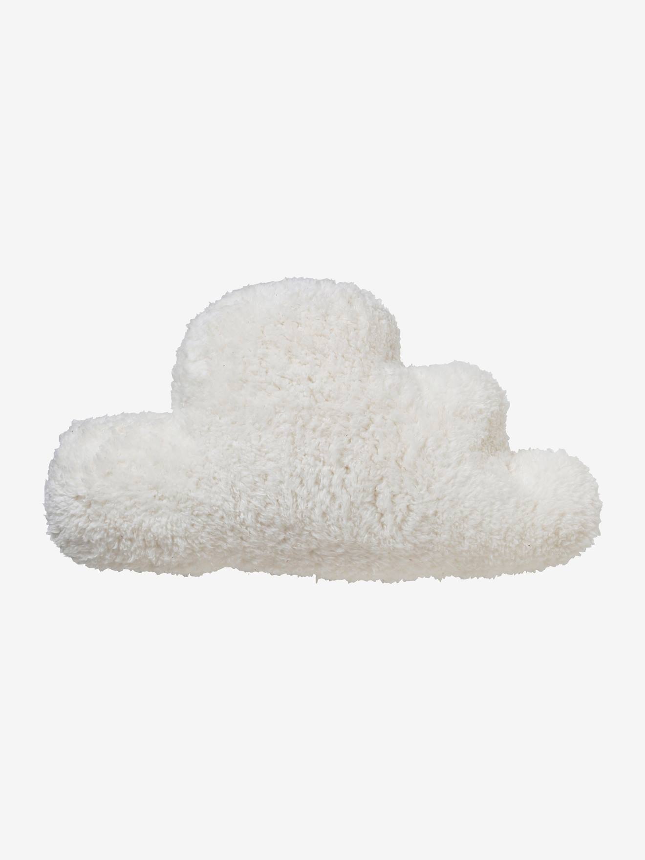 Coussin Nuage en sherpa ecru