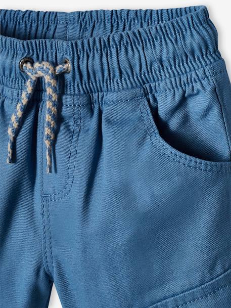 Pantalon battle bébé bleu jean+kaki 3 - vertbaudet enfant 