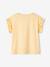 T-shirt à motif irisé fille manches courtes volantées écru+jaune pâle+marine+mauve 6 - vertbaudet enfant 
