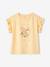 T-shirt fille motif fantaisie manches courtes volantées anthracite+jaune pâle+marine+rose pâle 5 - vertbaudet enfant 