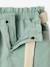 Short style paperbag fille et sa ceinture en gaze de coton rose poudré+sable+vert d'eau 15 - vertbaudet enfant 