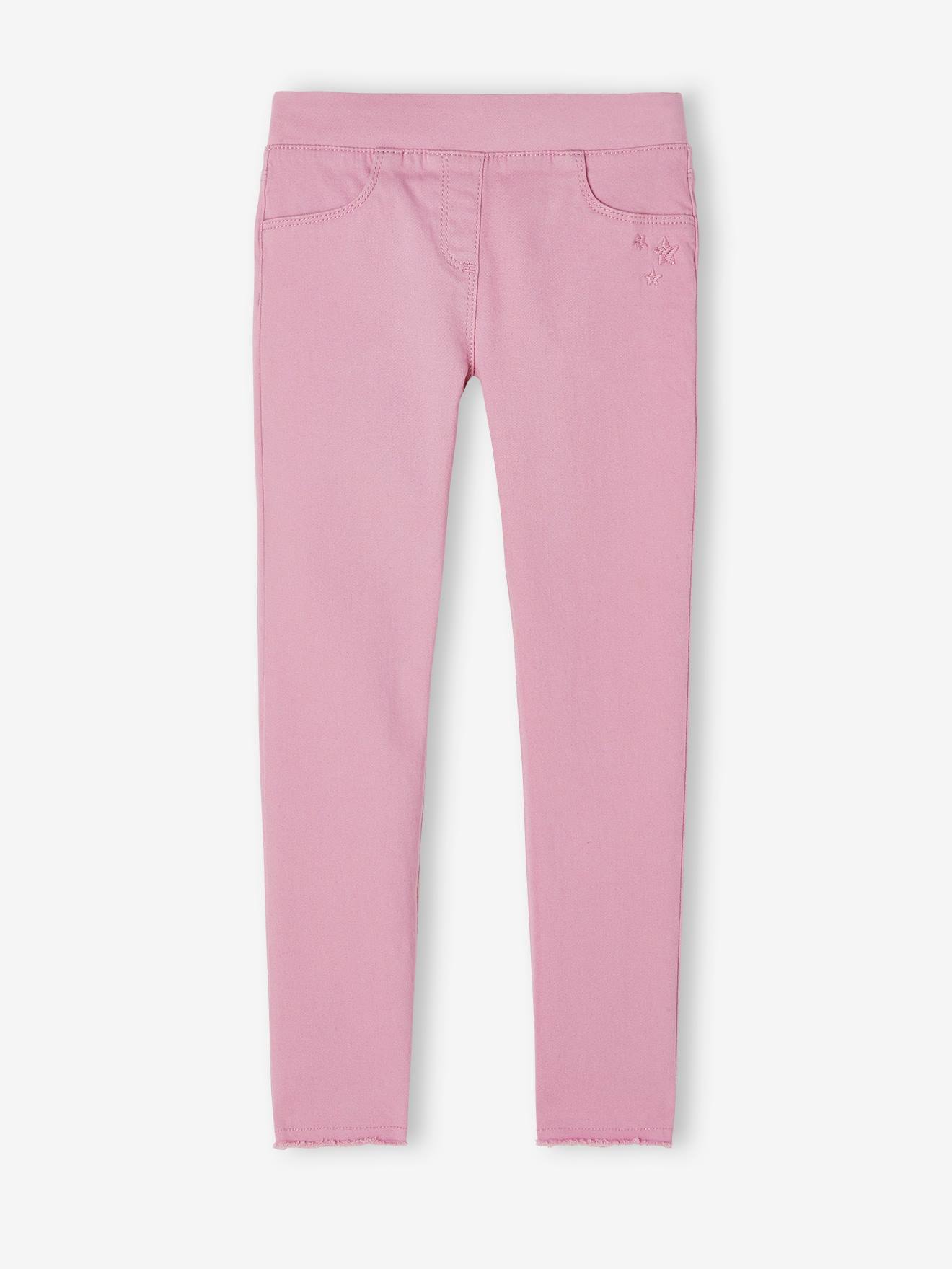 Tregging couleur fille mauve