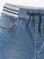 Jean garçon droit facile à enfiler denim effet molleton blue stone+BRUT FONCE+denim black+denim bleached+denim gris+double stone 34 - vertbaudet enfant 