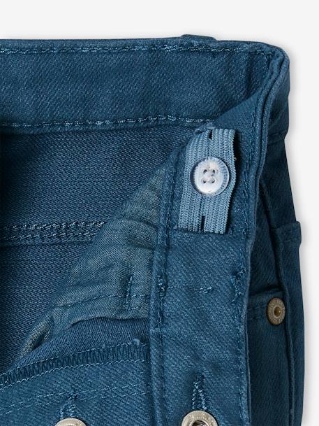 Pantalon fille mom MorphologiK fin écru+encre+pêche+rose poudré 11 - vertbaudet enfant 