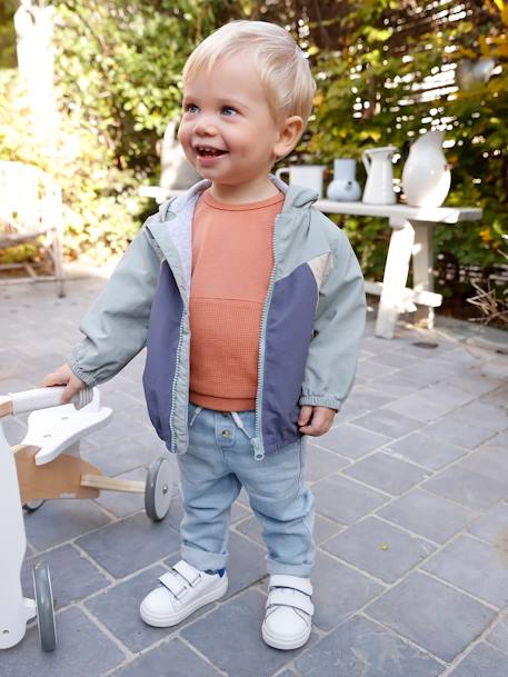 Bébé-Blouson coupe-vent bébé garçon colorblock