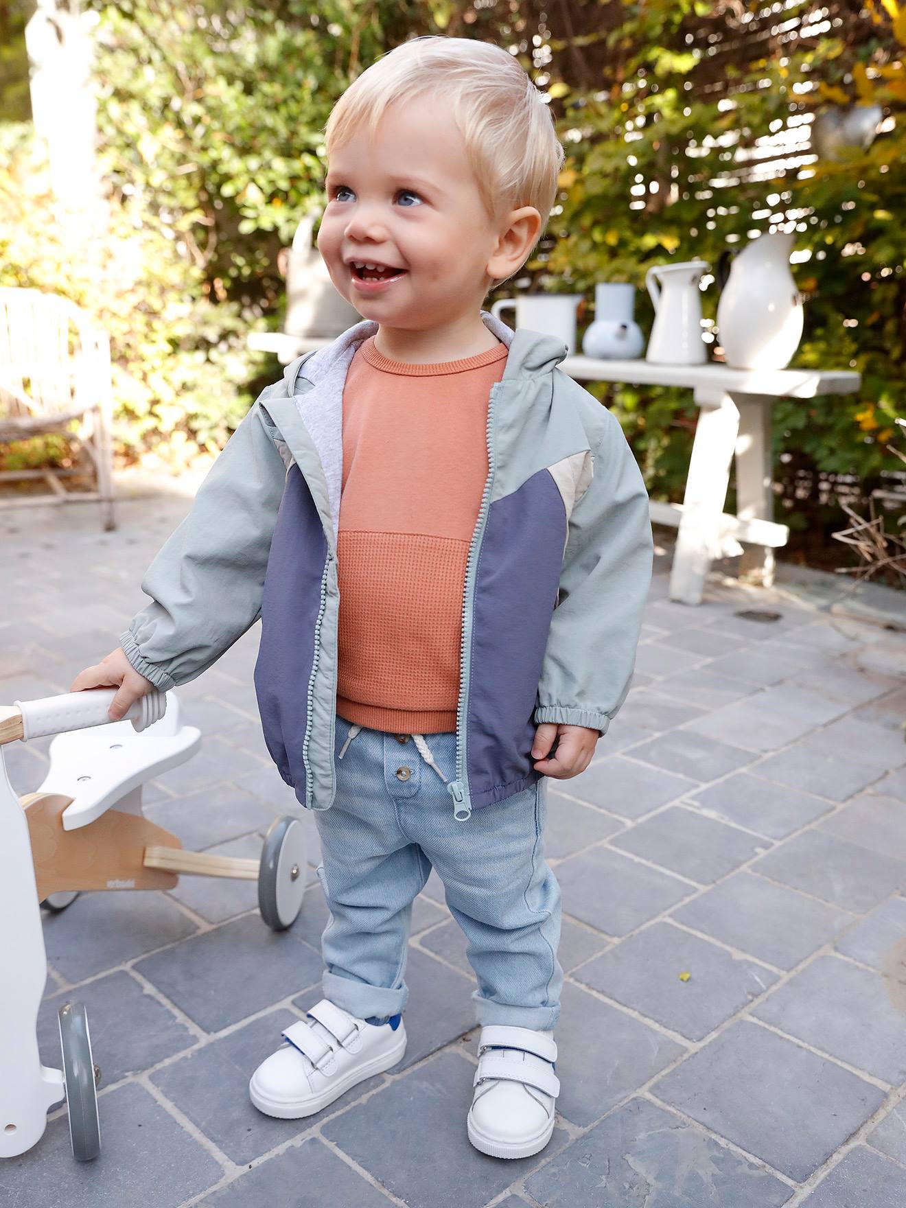 Pantalon en denim léger bébé denim bleached