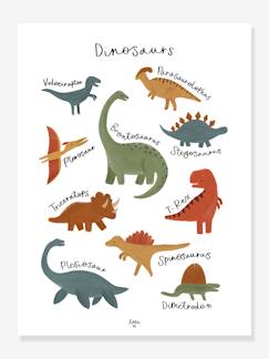 Linge de maison et décoration-Décoration-Affiche Dinosaures Sunny LILIPINSO