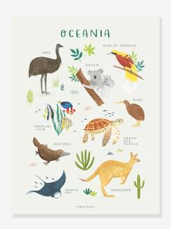 -Affiche Animaux d'Océanie Living Earth LILIPINSO