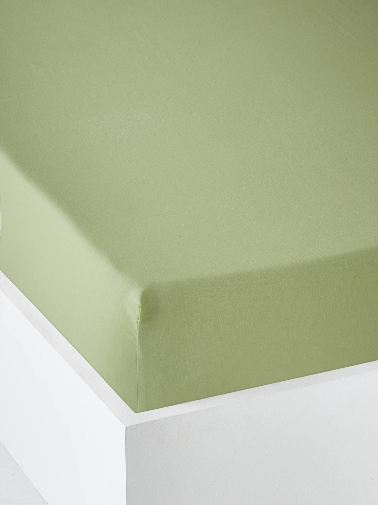 Drap-housse uni enfant Oeko-Tex® pistache