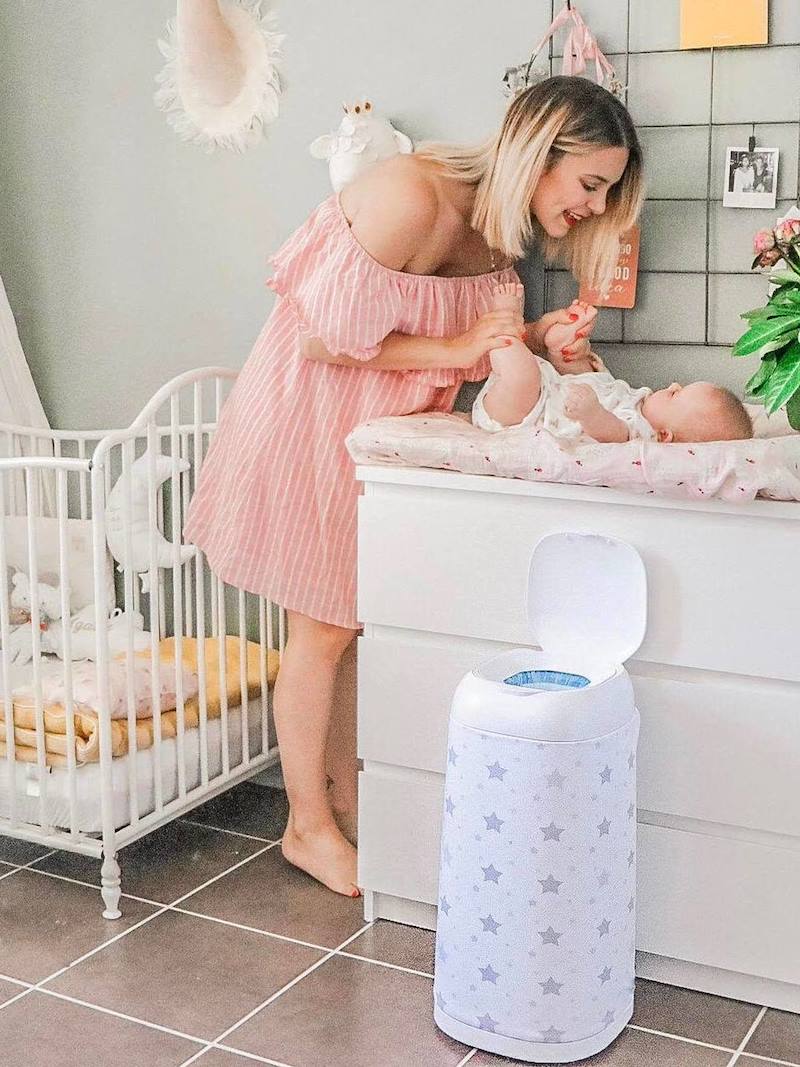 Poubelle à couches Dress Up ANGELCARE blanc Angelcare