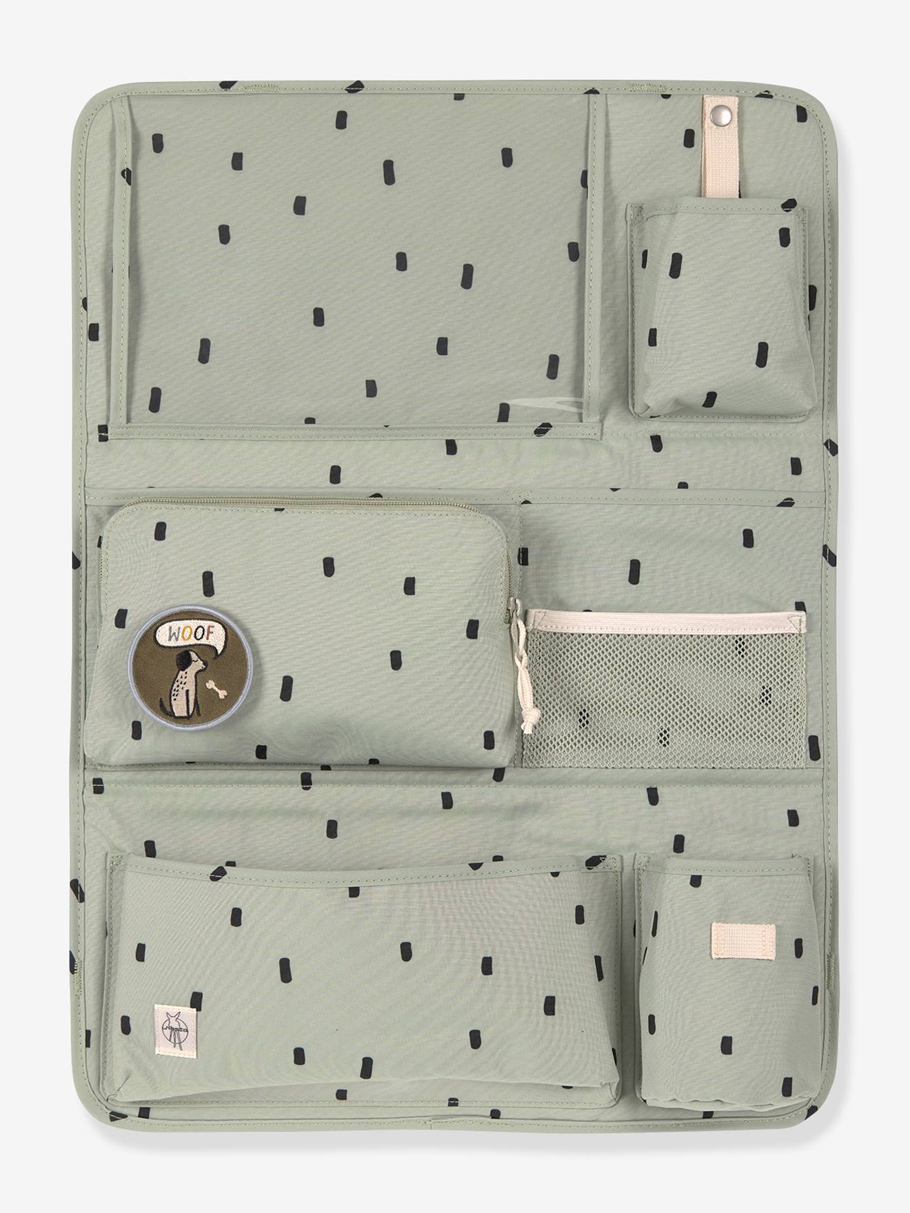 Organisateur de voiture LÄSSIG happy prints olive