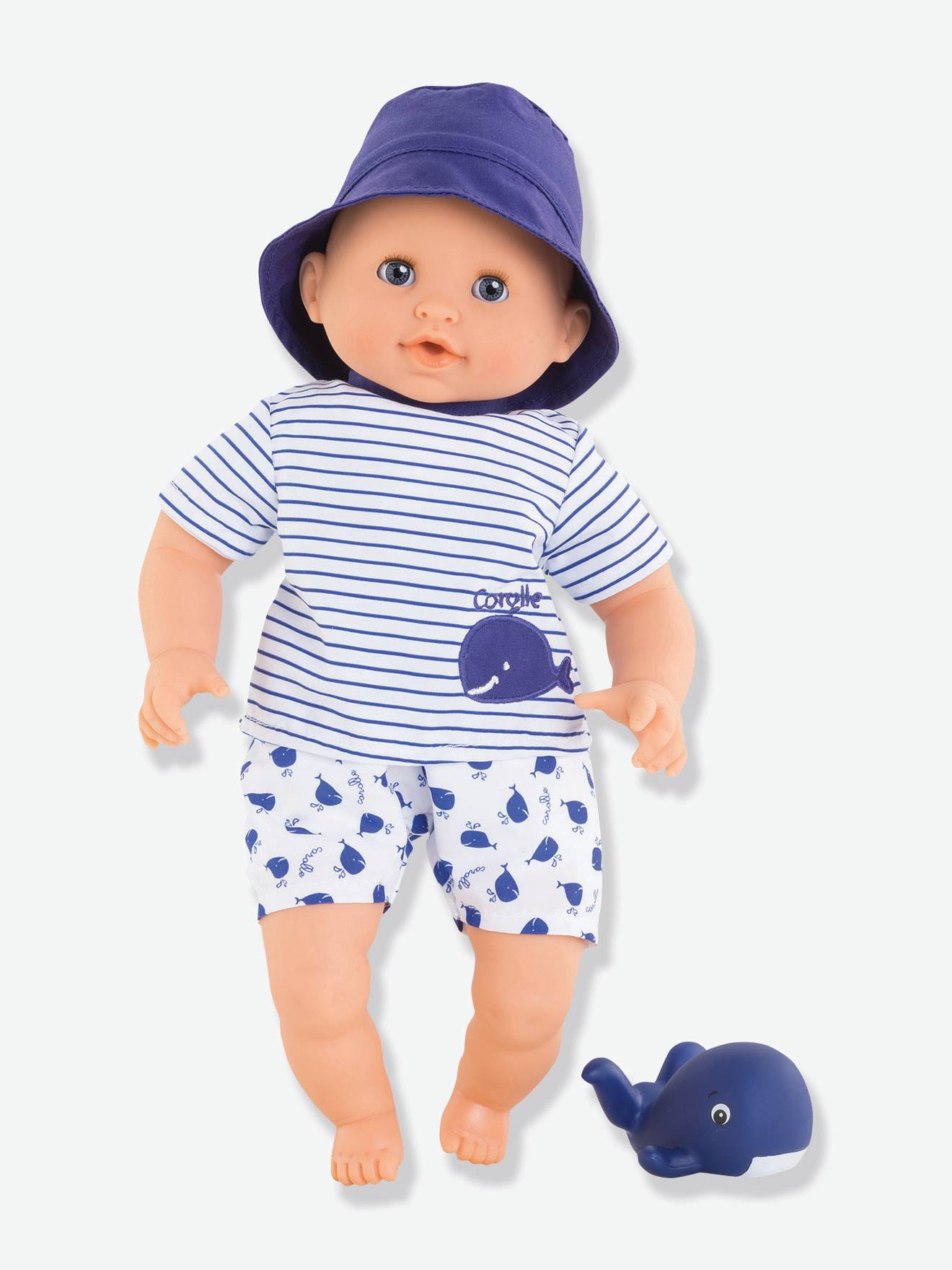 Poupée Bébé bain Marin - multicolore