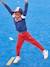 Pantalon jogging 'Athletic' garçon en molleton BLEU CANARD+bleu roi+chocolat+rouge 15 - vertbaudet enfant 