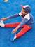 Pantalon jogging 'Athletic' garçon en molleton BLEU CANARD+bleu roi+chocolat+rouge 16 - vertbaudet enfant 