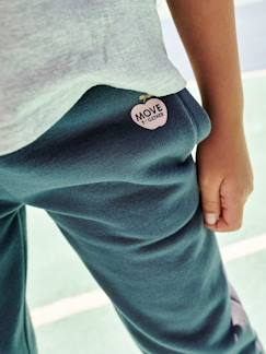 Sweat à Volants En Velours Lisse Pour Fille - Motif Chat Brodé, Manches Longues - Vertbaudet