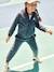 Sweat fille zippé à capuche sport bleu 8 - vertbaudet enfant 