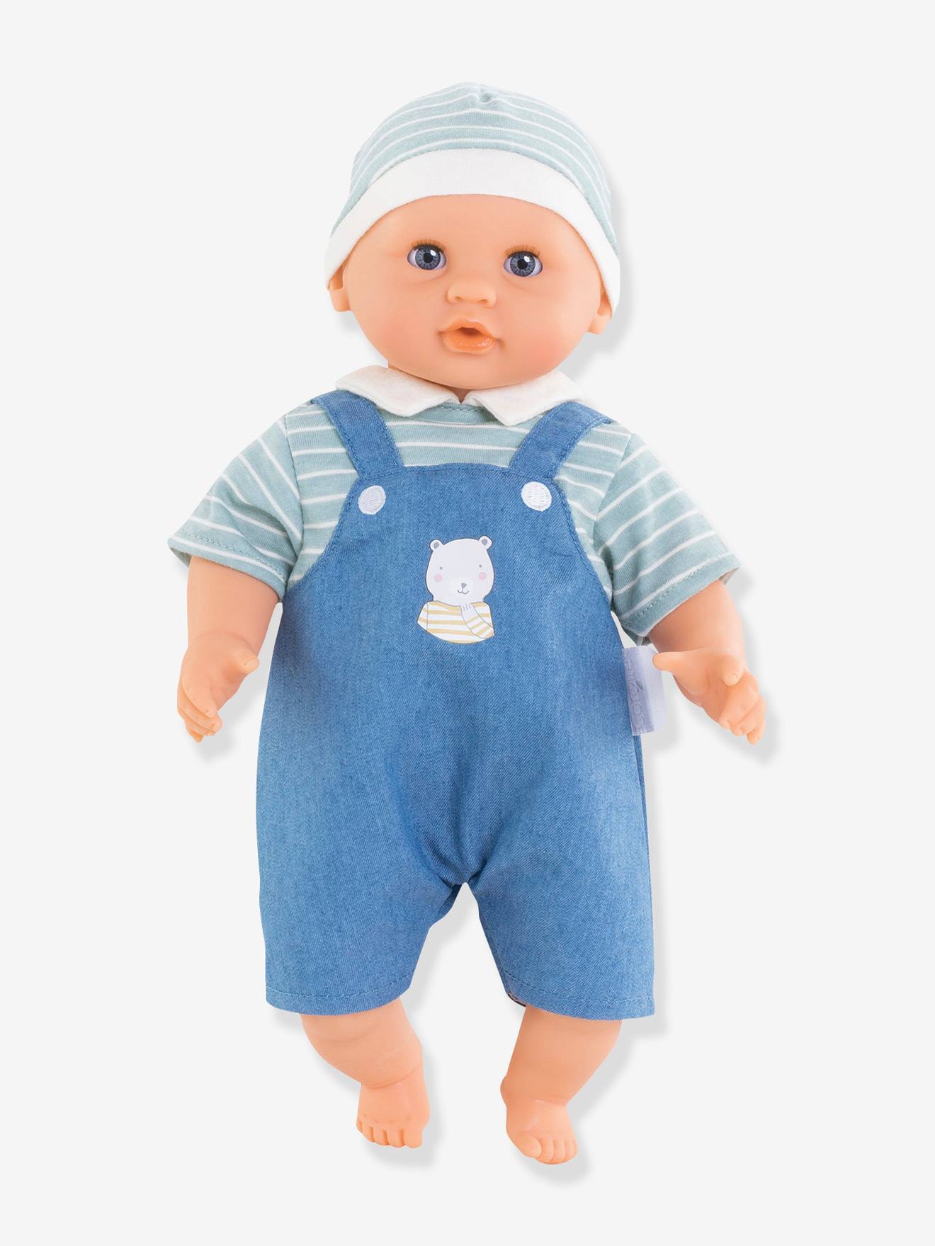 Corolle - Poupée Bébé Câlin Maël Corolle Bleu Ciel