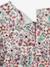 Robe motifs fleurs de cerisier fille manches volantées écru 4 - vertbaudet enfant 