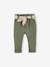 Pantalon paperbag bébé avec ceinture cappuccino+lichen+vieux rose 5 - vertbaudet enfant 