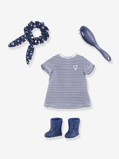 Coffret Robe rayée & accessoires - COROLLE  - vertbaudet enfant