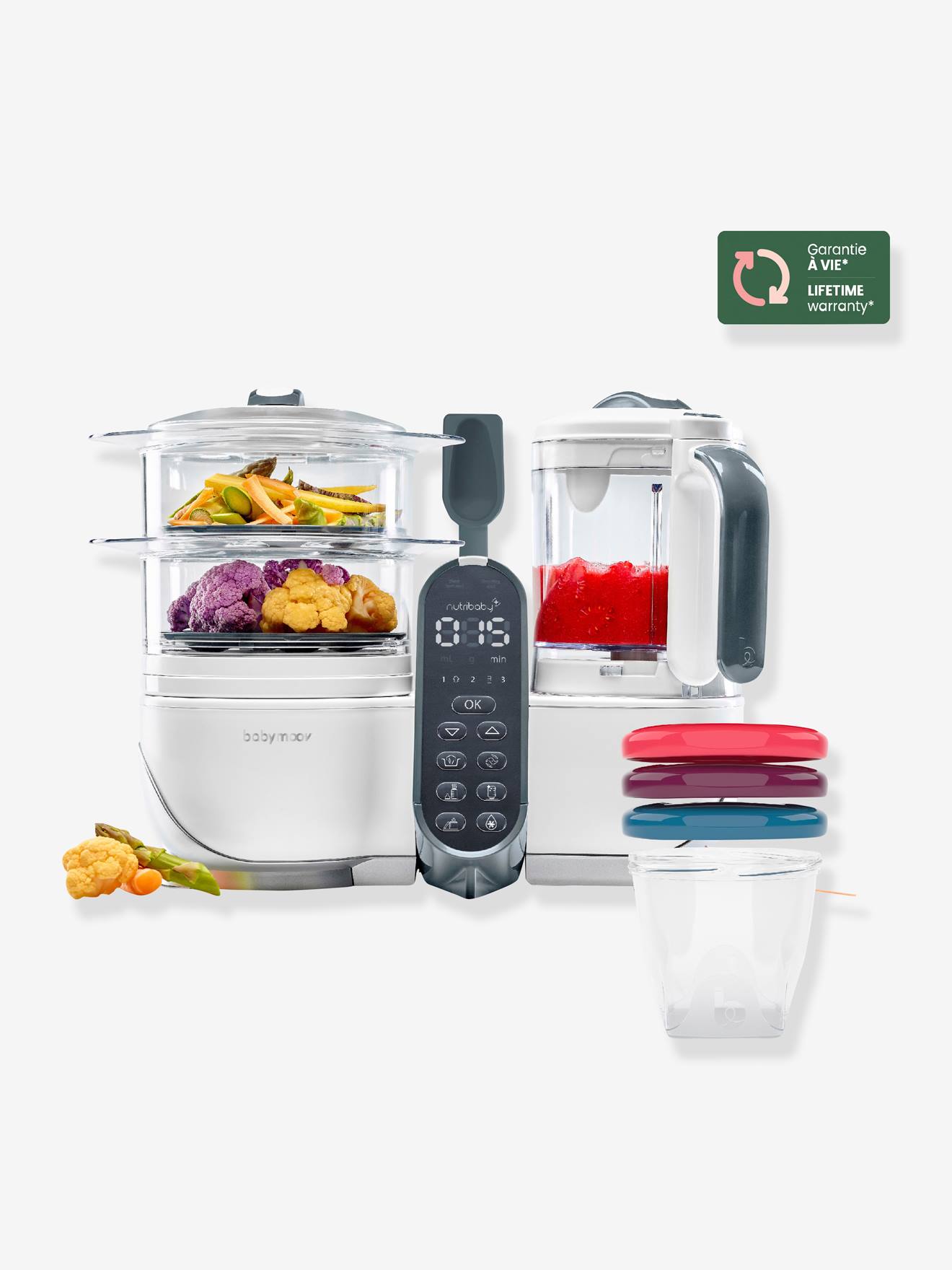 Pack robot Nutribaby+/3 Babybols blanc