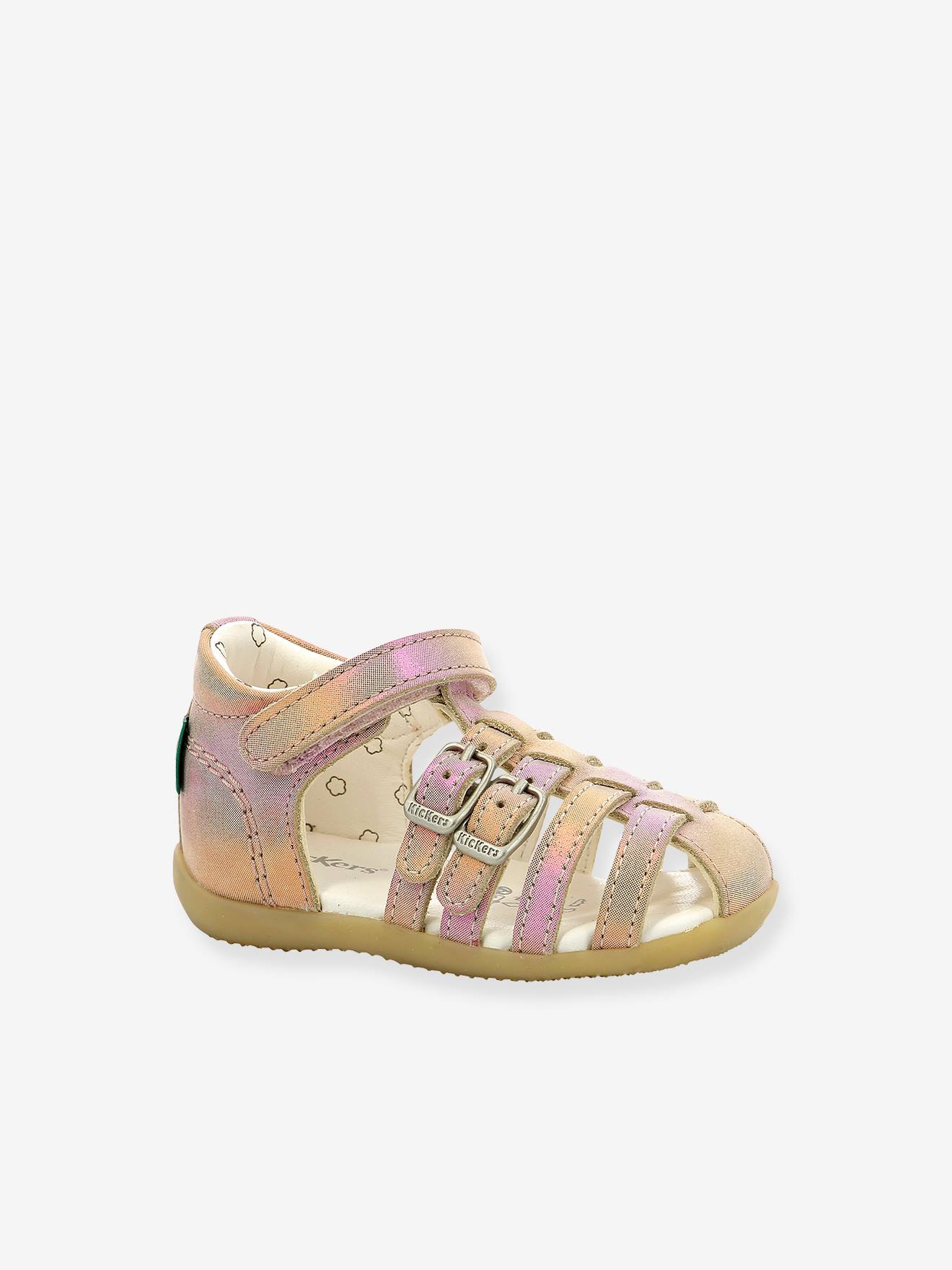 Kickers - Sandales Cuir Enfant Bigkro Kickers® Rose