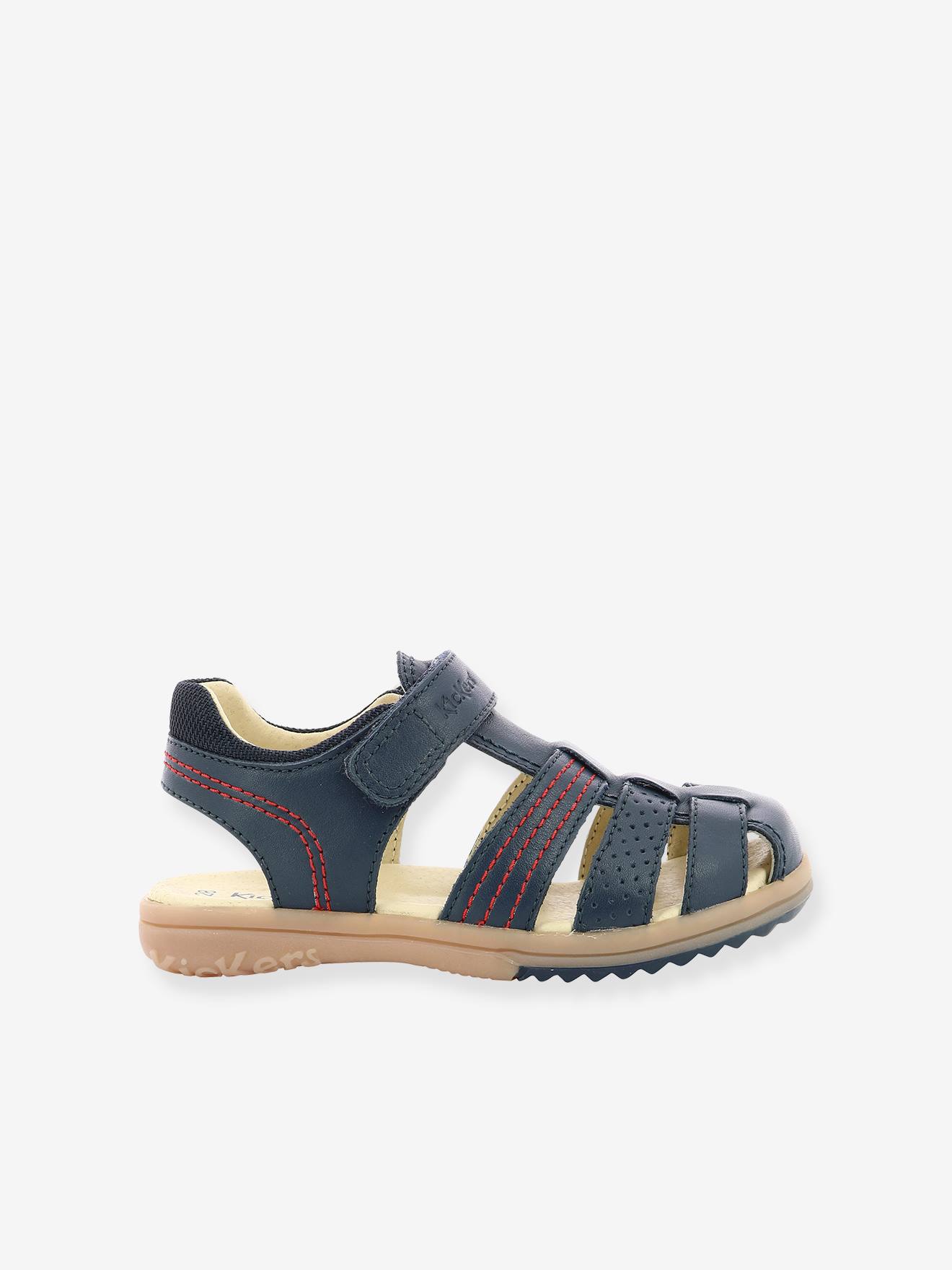 Sandales cuir garçon Platinium marine Sandales cuir garçon Platinium marine
