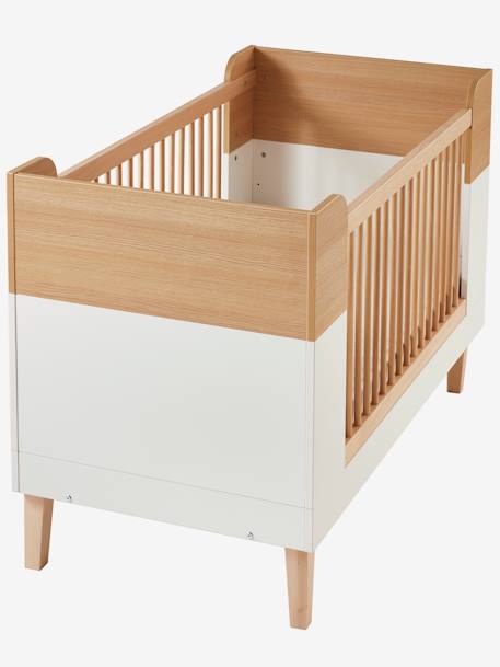 Lit bébé transformable MOKA weiss/natur 10 - vertbaudet enfant 